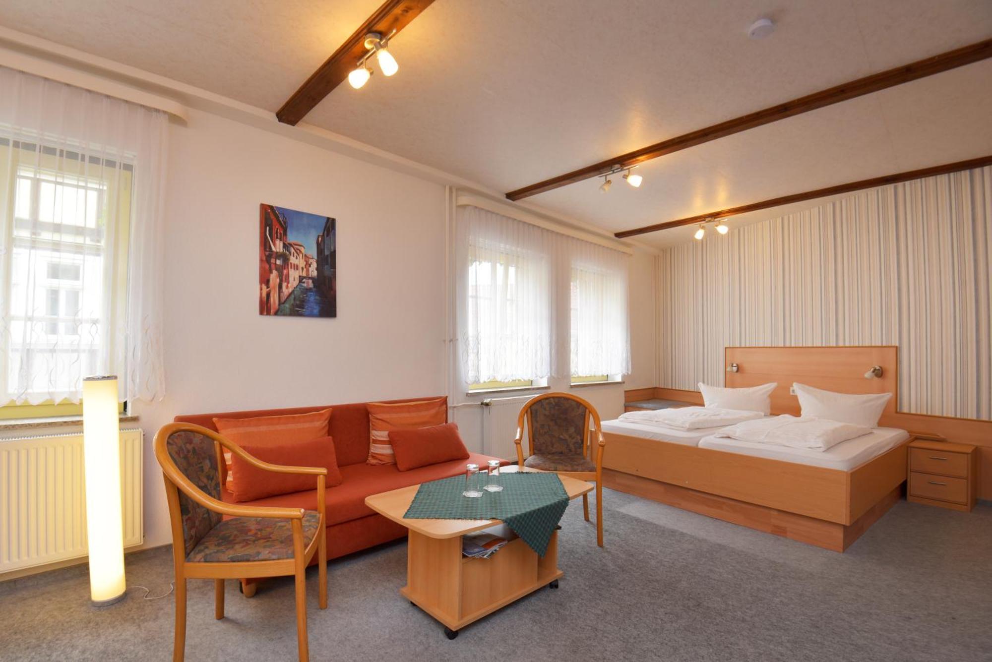 Pension Bergstube Bad Langensalza Esterno foto